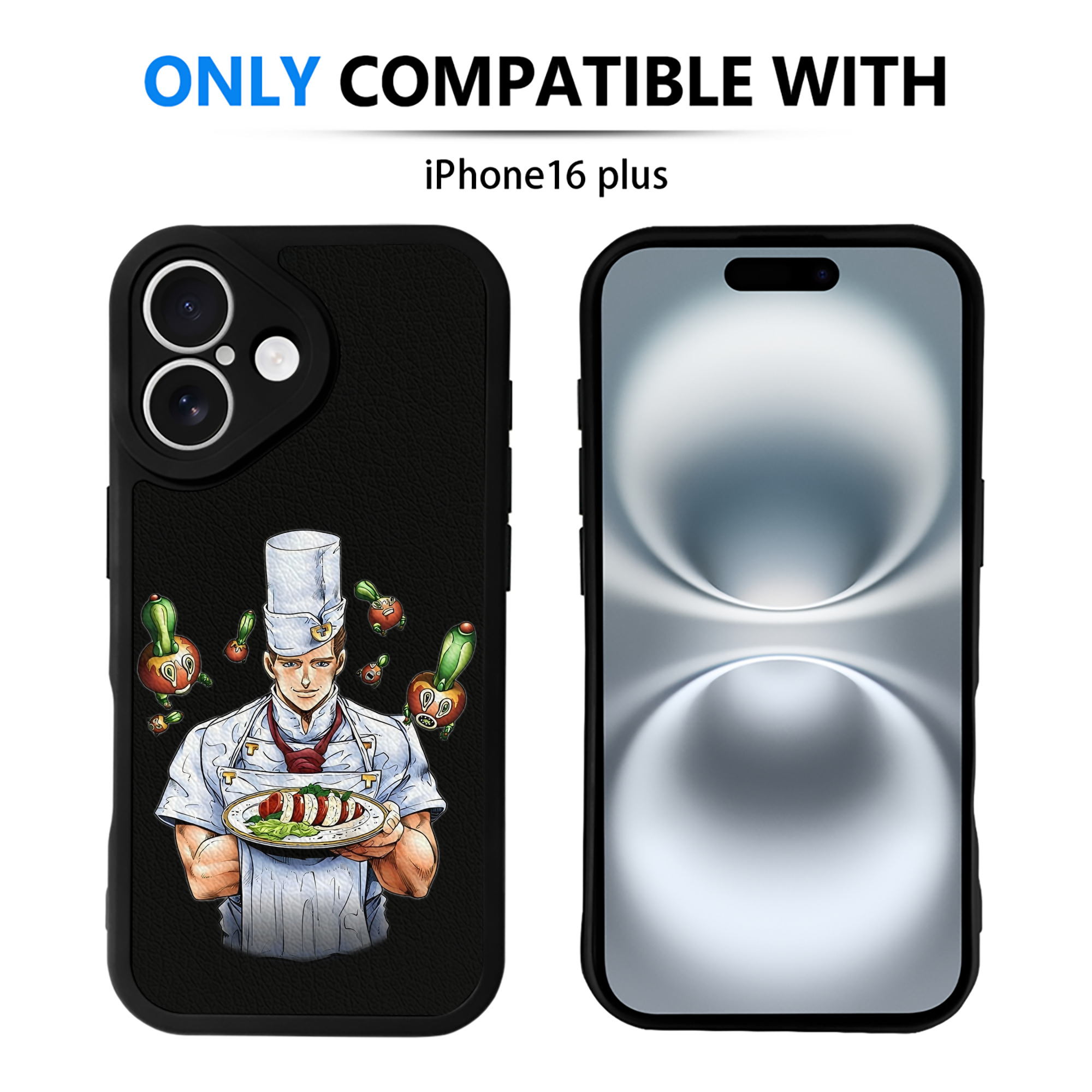 （画像用） ジョジョの奇妙な冒険 Tonio Trussardi JoJo's Bizarre Adventure トニオ?トラッサルディ 【iPhone 16シリーズ対応】シリコンスマホケース（レザー調） 材質：シリコン